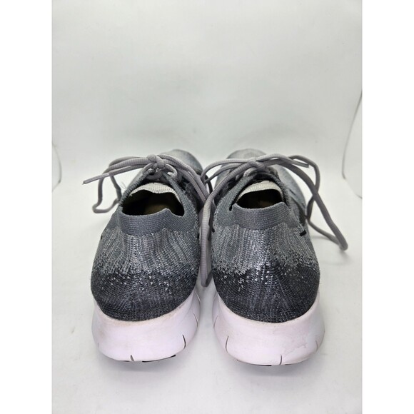 Nike Free RN Flyknit 2017 Shoes Women's 9.5 Grey Running Athletic Gym Sneakers - Picture 5 of 8